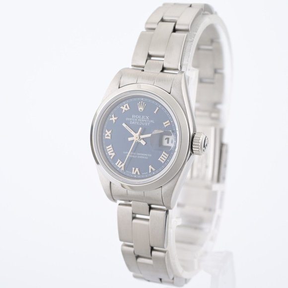 Rolex Oyster Perpetual Date 69160 Automatic Oyster Bracelet 26mm Ladies Watch - Picture 2 of 9
